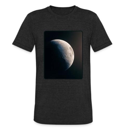 Crescent Moon Celestial Artwork - Unisex Tri-Blend T-Shirt