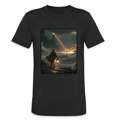 The Lone Lightkeeper's Beacon - Unisex Tri-Blend T-Shirt