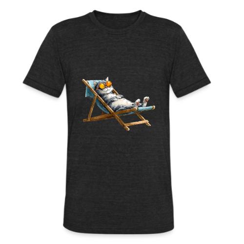 Sunshine Cat Mode - Unisex Tri-Blend T-Shirt