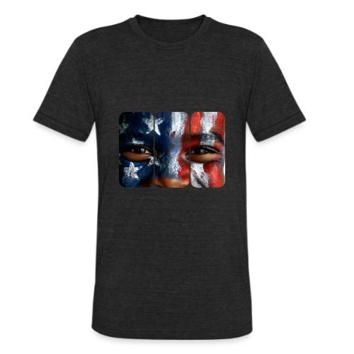 USA: Three Panels of Pride - Unisex Tri-Blend T-Shirt