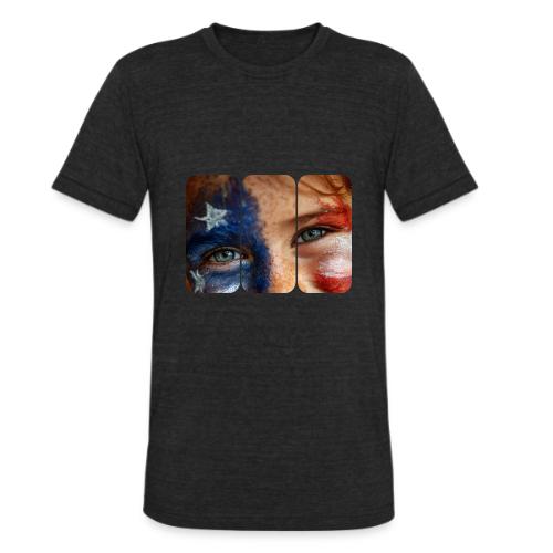USA: Patriot Gaze - Unisex Tri-Blend T-Shirt