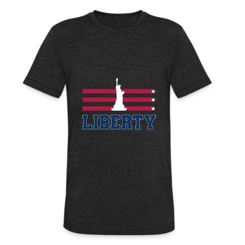 USA: Stars of Liberty - Unisex Tri-Blend T-Shirt