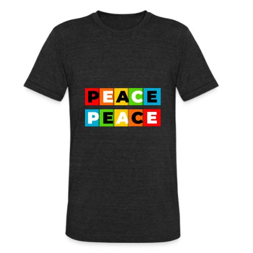 Colorful Peace - Unisex Tri-Blend T-Shirt