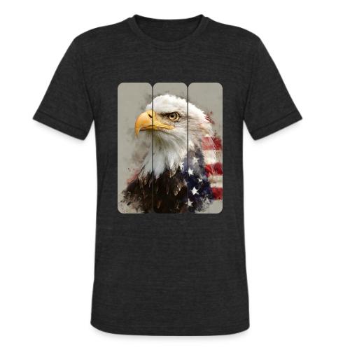 USA: Eagle of the Free - Unisex Tri-Blend T-Shirt