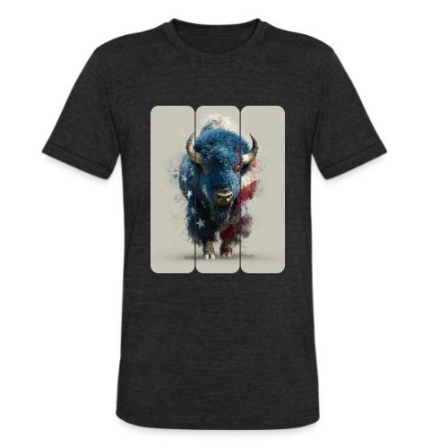USA: Spirit of the Plains - Unisex Tri-Blend T-Shirt