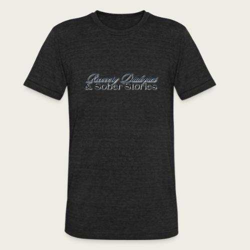 Recovery Dialogues and Sober Stories Official Logo - Unisex Tri-Blend T-Shirt