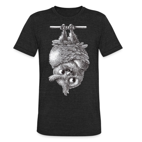 Vampire - Dracula Owl - Unisex Tri-Blend T-Shirt