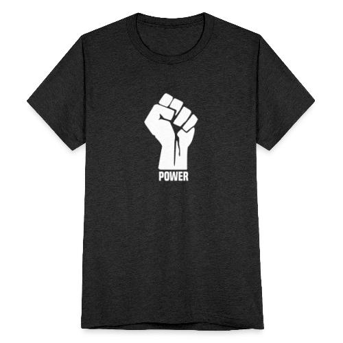 Black Power Fist - Unisex Tri-Blend T-Shirt