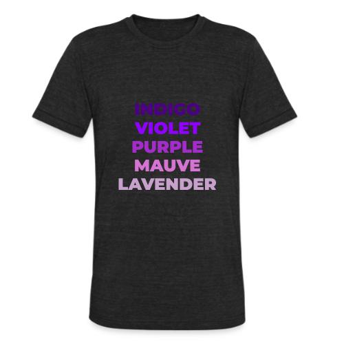 Shades of Purple - Unisex Tri-Blend T-Shirt