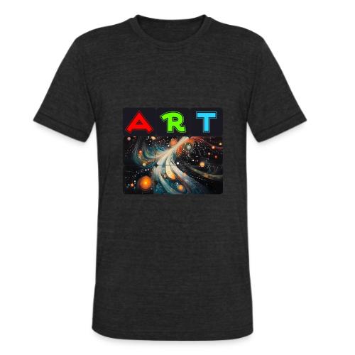 Swirls of Colorful Art - Unisex Tri-Blend T-Shirt
