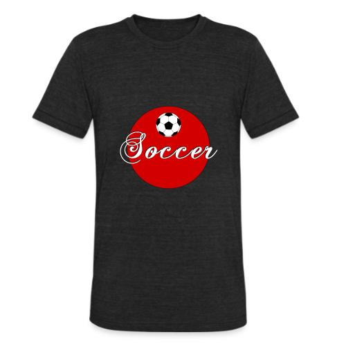 Soccer: Goal Circle - Unisex Tri-Blend T-Shirt