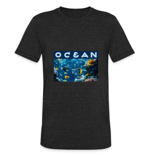 Ocean: Underwater Radiance - Unisex Tri-Blend T-Shirt