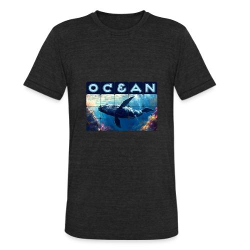 Ocean: Majestic Deep - Unisex Tri-Blend T-Shirt