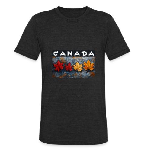 Colorful Canada Style - Unisex Tri-Blend T-Shirt