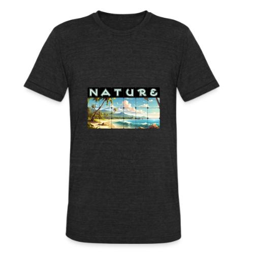 Nature: Sun-Kissed Shore - Unisex Tri-Blend T-Shirt