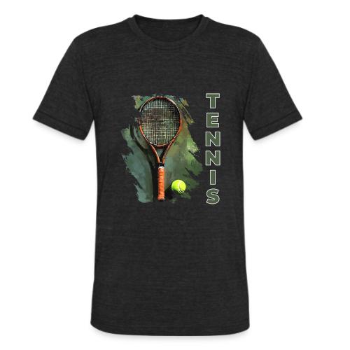 Tennis Precision Strike - Unisex Tri-Blend T-Shirt