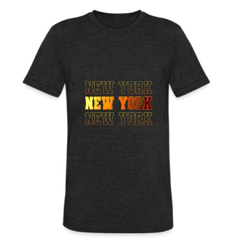New York Varsity Echo - Unisex Tri-Blend T-Shirt