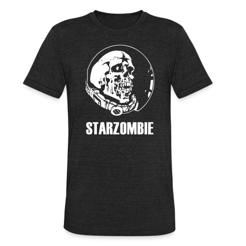 STARZOMBIE White Logo - Unisex Tri-Blend T-Shirt
