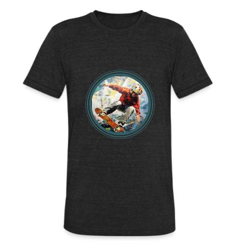 Skateboarding Fuel - Unisex Tri-Blend T-Shirt