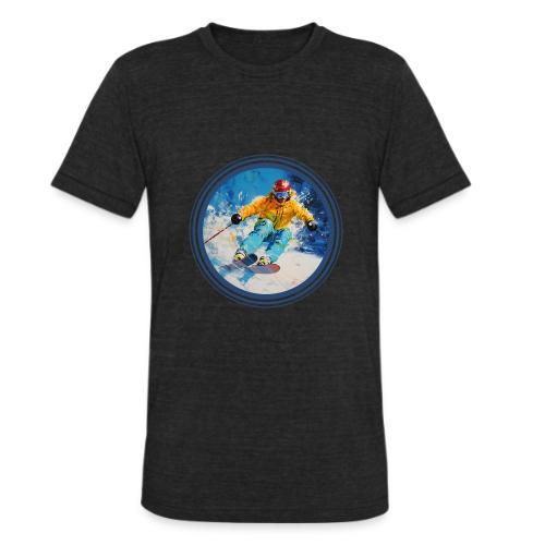 Born for Skiing - Unisex Tri-Blend T-Shirt