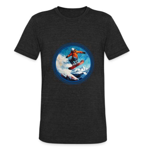 Snowboarding Vibes - Unisex Tri-Blend T-Shirt