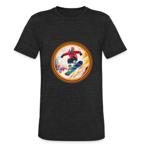 Snowboarding Horizon - Unisex Tri-Blend T-Shirt