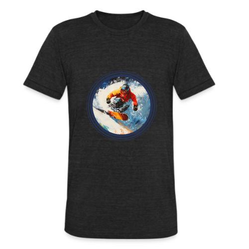 Snowboarding Rebel - Unisex Tri-Blend T-Shirt