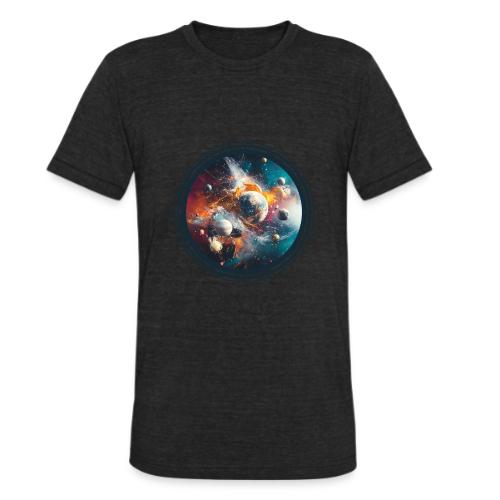 Planets in Acrylic Dreams - Unisex Tri-Blend T-Shirt