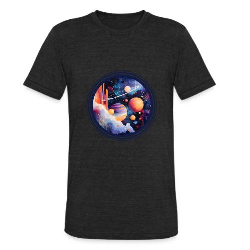 Floating Planetscape - Unisex Tri-Blend T-Shirt