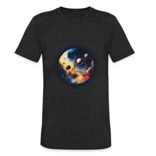 Chaotic Color Planets - Unisex Tri-Blend T-Shirt