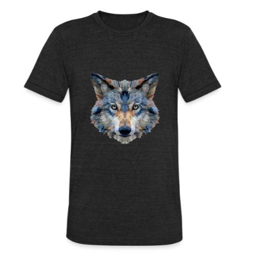 Wolf: Chromatic Wild Gaze - Unisex Tri-Blend T-Shirt
