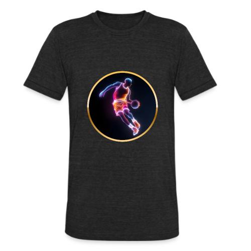 Neon Basketball Player - Unisex Tri-Blend T-Shirt