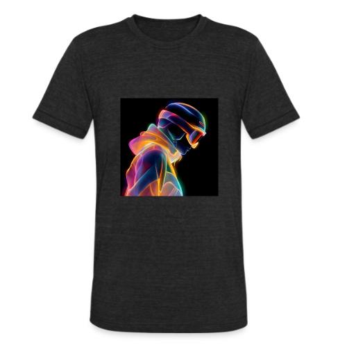 Snowboarding: Neon Gravity Ride - Unisex Tri-Blend T-Shirt