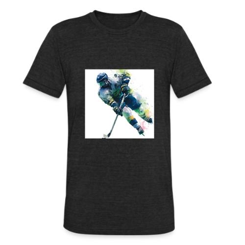 Hockey: Frozen Motion - Unisex Tri-Blend T-Shirt