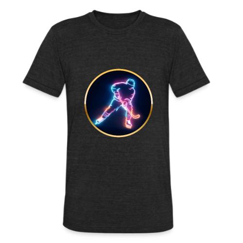Golden Neon Hockey - Unisex Tri-Blend T-Shirt