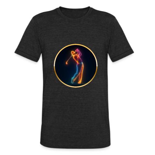 Neon Golf Motion - Unisex Tri-Blend T-Shirt