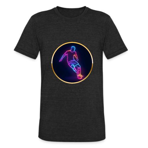 Soccer: Neon Golden Goal - Unisex Tri-Blend T-Shirt