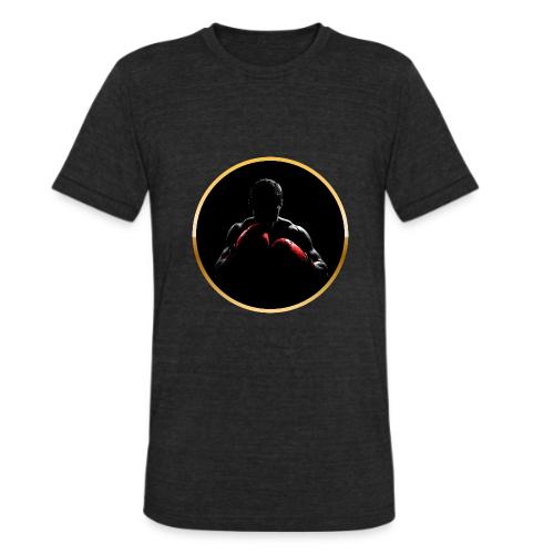 Boxing: Crimson Gloves Fighter - Unisex Tri-Blend T-Shirt