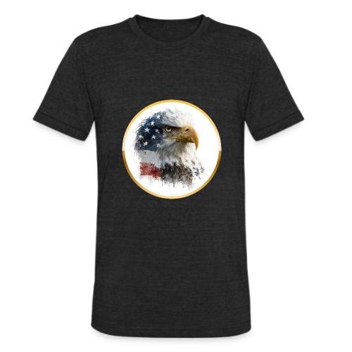 USA: Patriot Wing Emblem - Unisex Tri-Blend T-Shirt