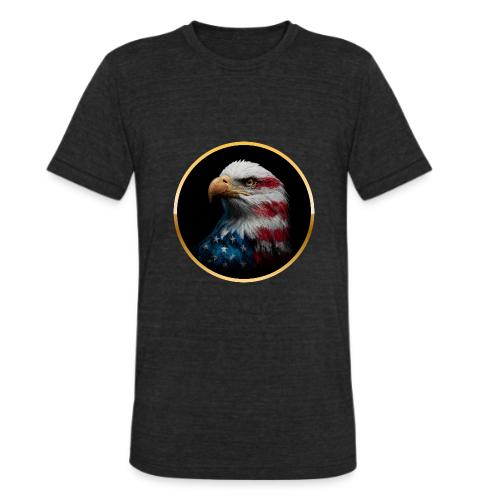 USA: Liberty Emblem - Unisex Tri-Blend T-Shirt