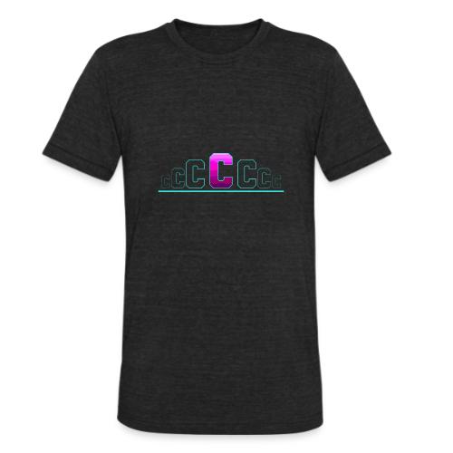 Letter C – Capital Varsity Alphabet Monogram - Unisex Tri-Blend T-Shirt
