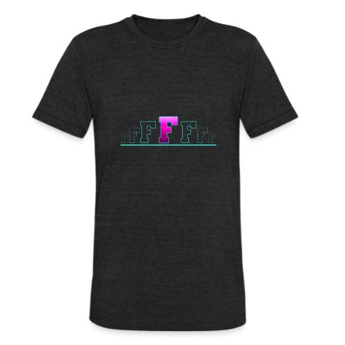 Letter F – Capital Varsity Alphabet Monogram - Unisex Tri-Blend T-Shirt