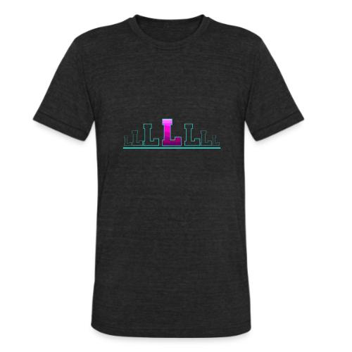 Letter L – Capital Varsity Alphabet Monogram - Unisex Tri-Blend T-Shirt