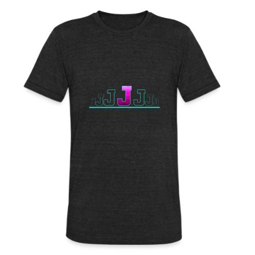 Letter J – Capital Varsity Alphabet Monogram - Unisex Tri-Blend T-Shirt