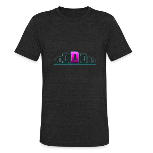 Letter D – Capital Varsity Alphabet Monogram - Unisex Tri-Blend T-Shirt