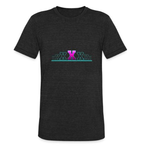 Letter X – Capital Varsity Alphabet Monogram - Unisex Tri-Blend T-Shirt