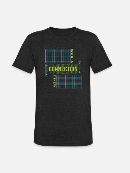 Connection - Unisex Tri-Blend T-Shirt - heather black