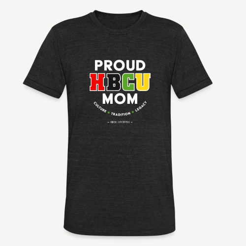 Proud HBCU Mom - Unisex Tri-Blend T-Shirt