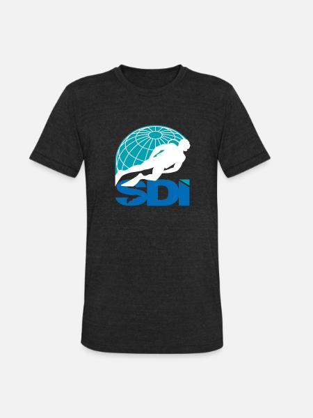 Scuba Diving - Unisex Tri-Blend T-Shirt - heather black