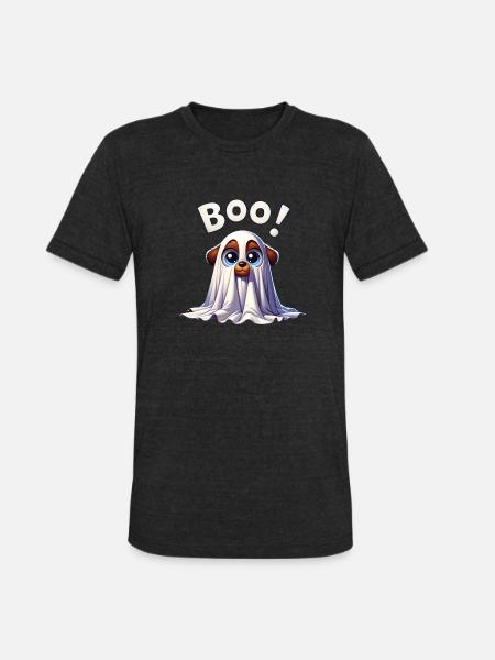 Spooky Cuteness Overload - Unisex Tri-Blend T-Shirt - heather black